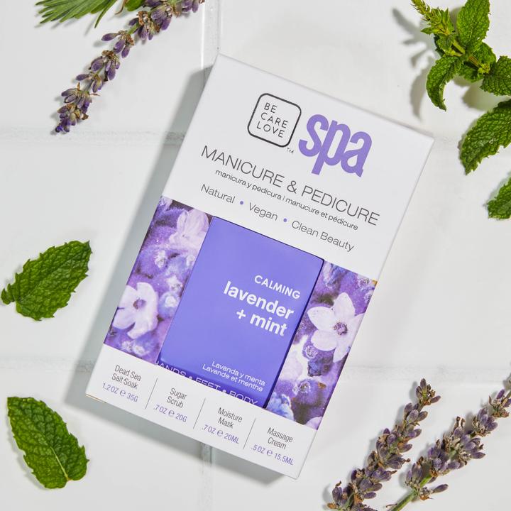 Image du produit Bcl Spa Calming Lavender + Mint 4 Step System (Bain de pieds, Masque de pied)