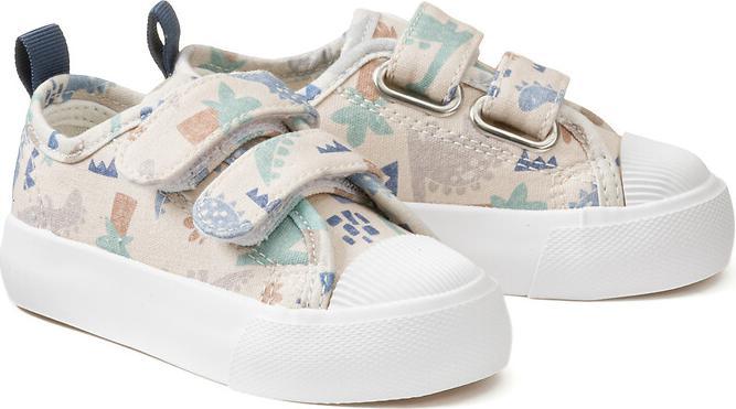 La Redoute Collections Bedruckte Canvas-Sneakers mit Klettverschluss