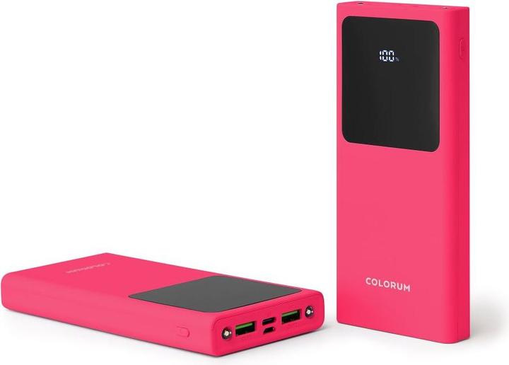 Actual product image Forever COLORUM Power bank 10 000 mAh CPB10-02 xMagenta (10000 mAh, 22.50 W)