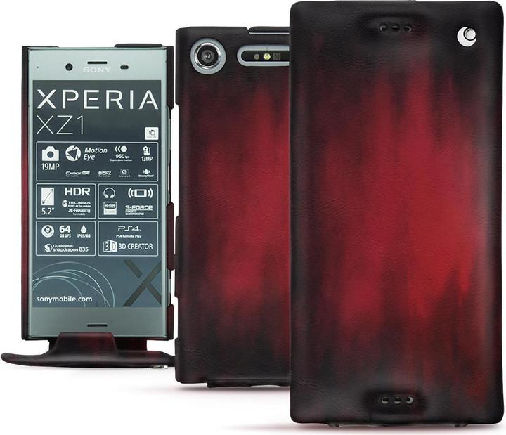Productafbeelding Noreve Lederen omslag verticaal (Sony Xperia XZ1)