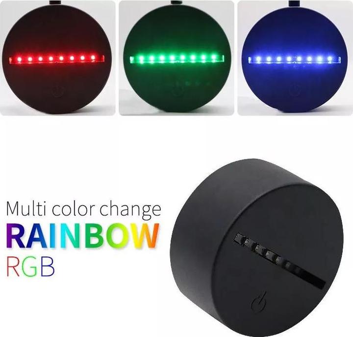 Produktbild PhoneLook Transparente Multicolor LED-Licht Nachrichten Tafel mit Fernbedienung