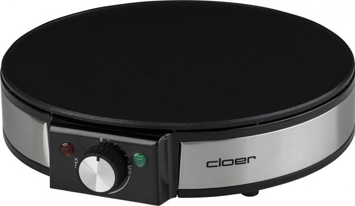 Actual product image Cloer 6630 Crepe maker 2 crepe(s), stainless steel