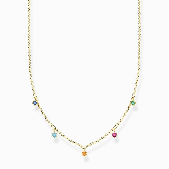 Actual product image Thomas Sabo Chain (925 silver, 750 yellow gold gilding, 40 - 45 cm)