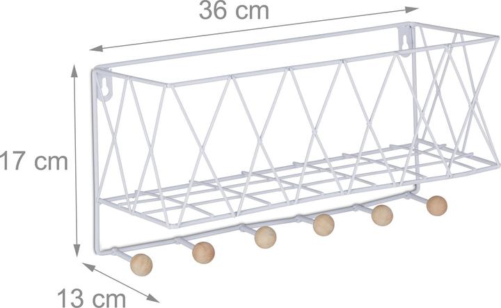 Actual product image Relaxdays Wall shelf (36 x 13 x 17 cm)