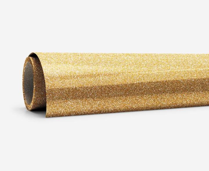 Produktbild Cricut Aufbügelfolie Joy Xtra Smart 24.1 x 48.3 cm, Gold Glitzer (80 g/m², 1 x)