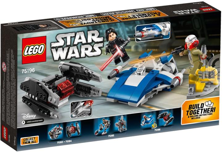 Immagine prodotto LEGO A-Wing vs. Tie Silencer Microfighters (75196, LEGO Star Wars)
