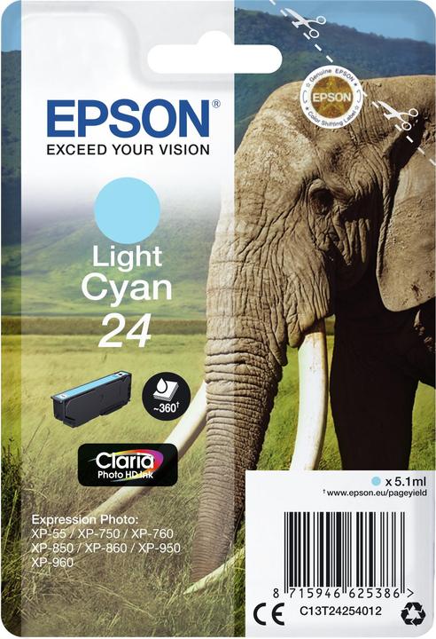 Immagine prodotto Epson Inchiostro Claria Photo HD Lgt Ciano 2 (LC)