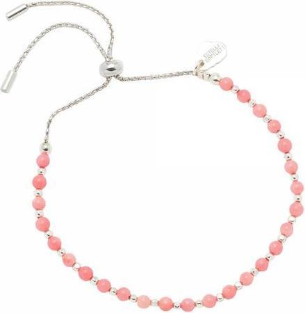Produktbild Estella Bartlett Gemstone Armband "Amelia" - Friendship Coral Achat (20.80 cm, 925 versilbert, Coral Achat)