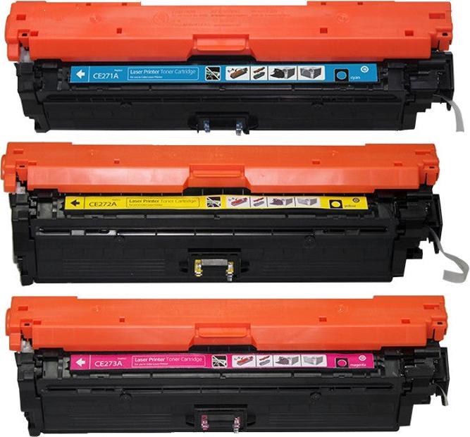 Immagine prodotto Hermex Cartucce compatibili per la stampante HP Color LaserJet Enterprise CP5525n (M, Y, C)