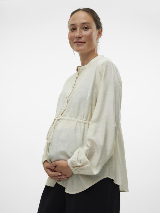 Image du produit Mamalicious Coupe normale Col mandarin Top Blouse (XS)