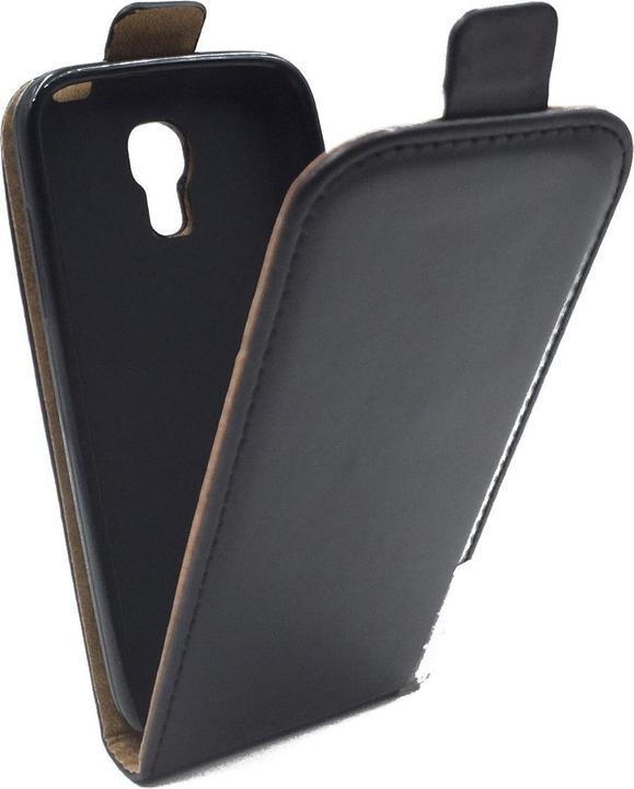 Produktbild König Design Handyhülle für Samsung Galaxy S4 Mini Schutztasche Wallet Cover 360 Case Schwarz (Samsung Galaxy S4 mini)