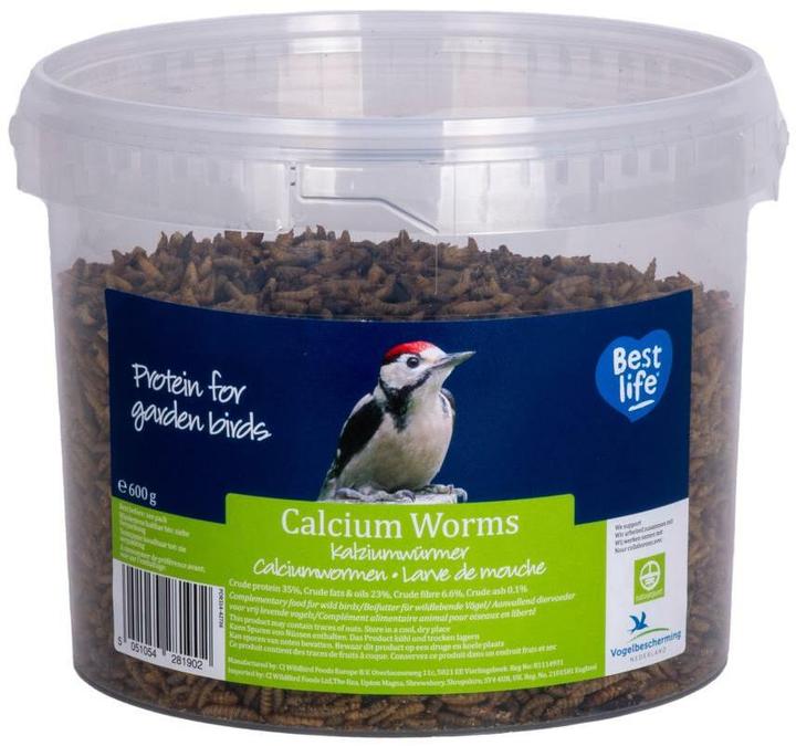 Actual product image CJ Wildlife Black soldier flies (BSF) 600 g bucket (1 x, 0.60 kg)