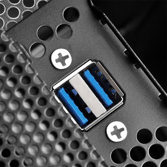 Produktbild Silverstone SST-CS01B-HS - Case Storage Mini-ITX Computer Gehäuse, 6x 2.5" Hot-Swap HDD Einschübe, s (SFX)