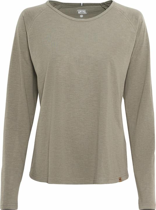 Camel Active Langarmshirt aus reiner Baumwolle