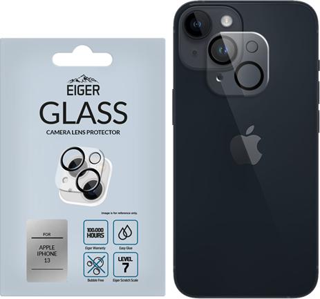 Actual product image Eiger Mountain Glass Lens (1 Piece, Apple iPhone 13)