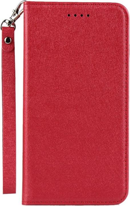 Produktbild Cover-Discount iPhone SE / 8 / 7 - Silk Texture Flip Case rot (Apple iPhone 8, Apple iPhone 7)