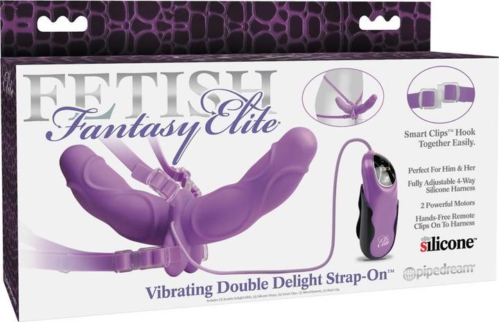 Produktbild Pipedream Vibrating Double Delight Strap-On
