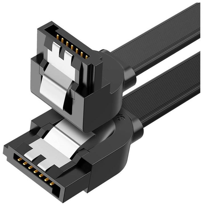 Actual product image Ugreen SATA 3.0 cable angled 90-degree