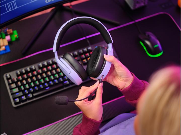 Actual product image Trust Gxt489p Fayzo Headset Purple (Cable)