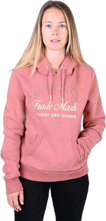 Actual product image Superdry ' hooded weathirt uperdry luxe metallic logo (S)