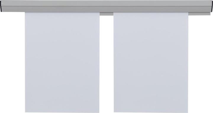 Actual product image Franken Paper clamping rail, self-adhesive, length: 580 mm plastic, can be extended as required, wall (210 x 297 mm)