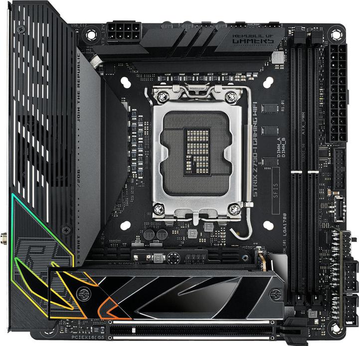 Produktbild ASUS ROG Strix Z790-I Gaming Wifi (LGA 1700, Intel Z790, Mini-ITX)