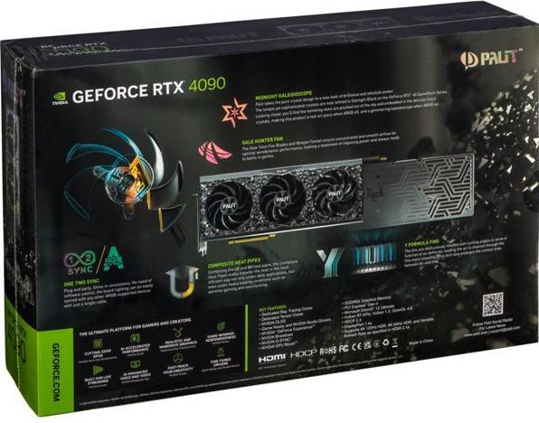 Actual product image Palit GeForce RTX 4090 24GB GameRock (24 GB)