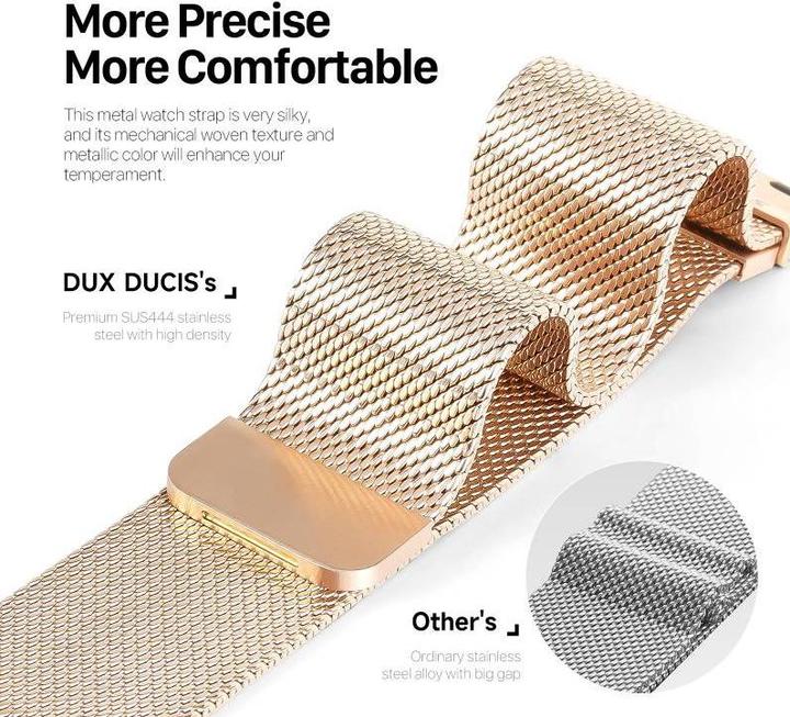Produktbild Dux Ducis Milanese Pro Armband (42 mm, 45 mm, 49 mm, 44 mm, Edelstahl)