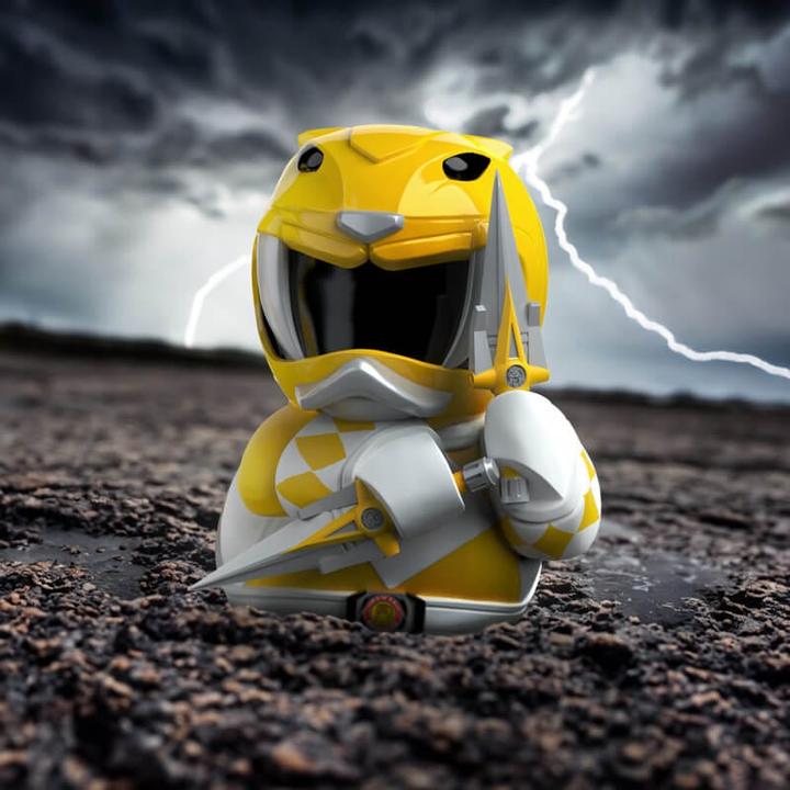 Actual product image Numskull Canard de bain - Mighty Morphin Power Rangers - Ranger Jaune (Première Édition)