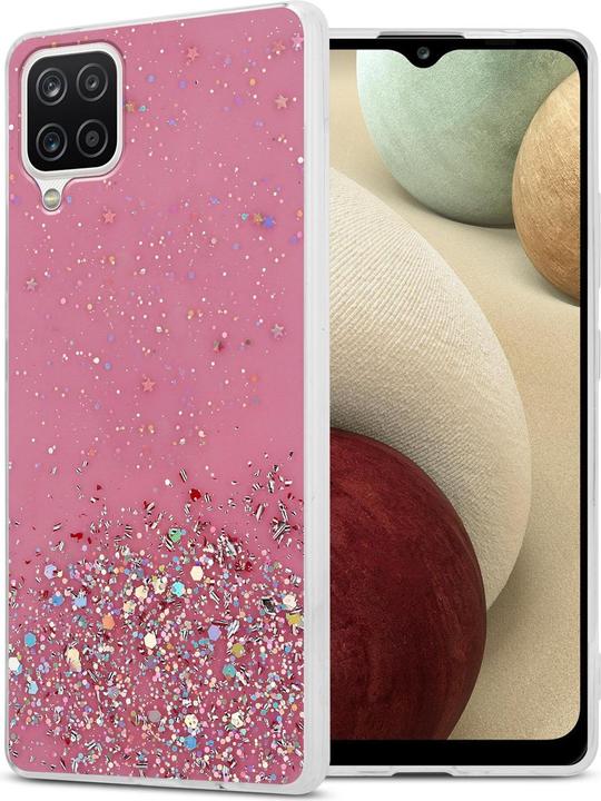 Actual product image Cadorabo TPU cover sparkling glitter (Samsung Galaxy M12, Samsung Galaxy A12)