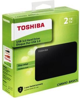 Actual product image Toshiba Canvio Basics (2 TB)