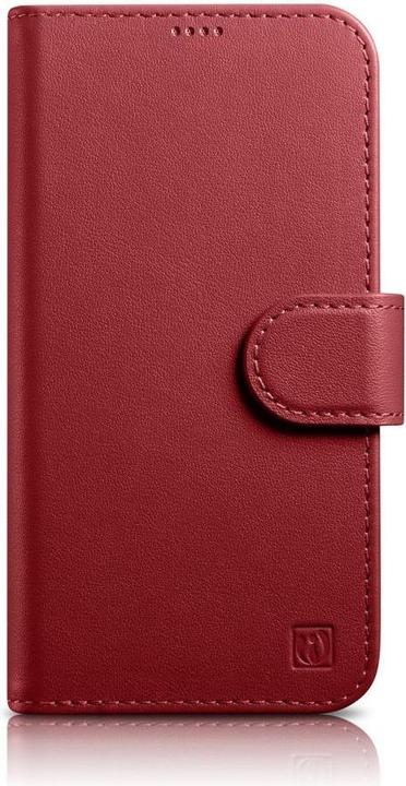 Produktbild iCarer Wallet Case 2 in1 Cover iPhone 14 Plus Anti-RFID Leder Flip Cover Rot (WMI14220727-RD) (Apple iPhone 14 Plus)