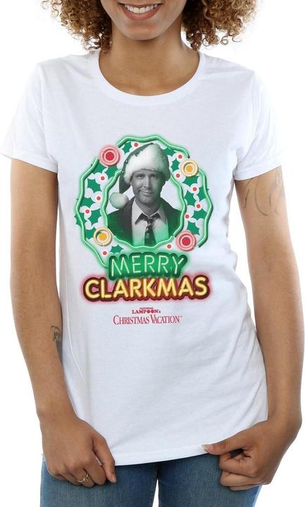 Produktbild National Lampoon´s Vacation Graustufen Clarkmas TShirt aus Baumwolle (S)