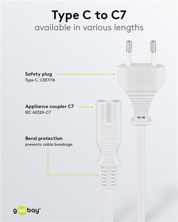 Actual product image Goobay Euro connection cable (5 m)