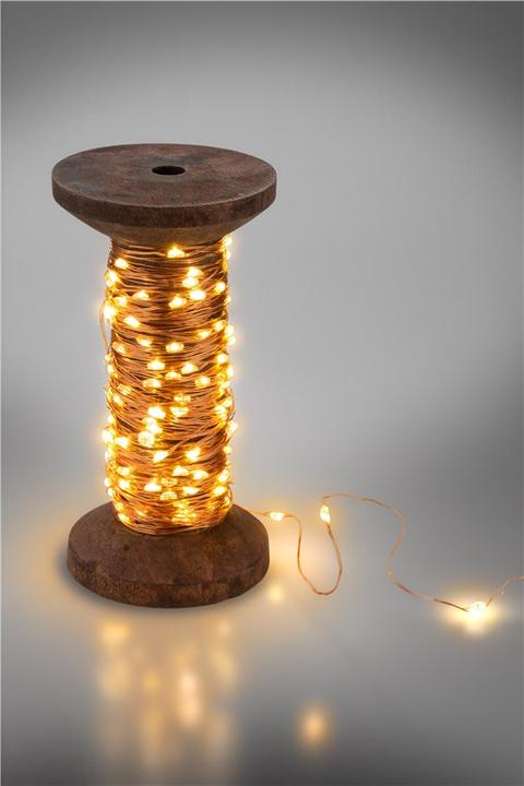 Image du produit Goobay Guirlande lumineuse LED "Bobine de fil", grand modèle (15 m)
