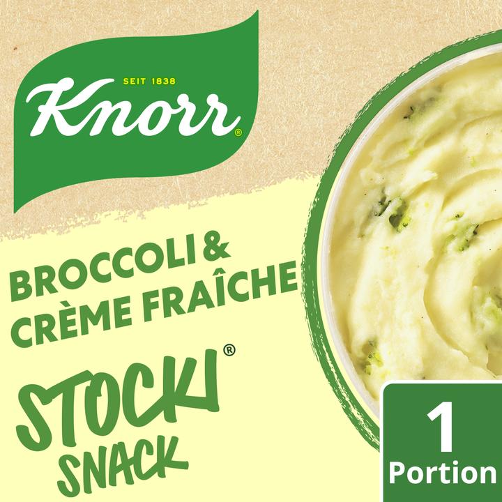 Image du produit Knorr Stocki snack brocoli, crème fraîche et pommes de terre suisses (45 g)