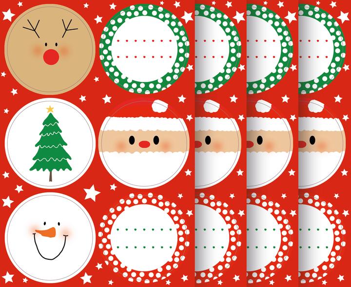 Actual product image Braun + Company Sticker "Happy Christmas
