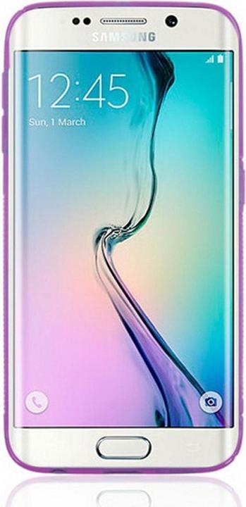 Produktbild König Design Handyhülle TPU Case für Handy Samsung Galaxy S6 Edge SM G925 Lila / Violett (Samsung Galaxy S6 Edge)