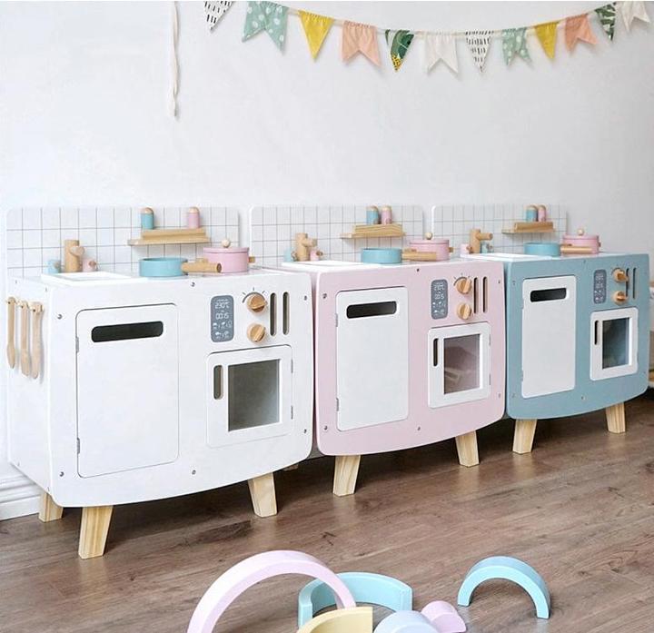 Immagine prodotto Nelaroom Cucina retrò in legno con accessori
