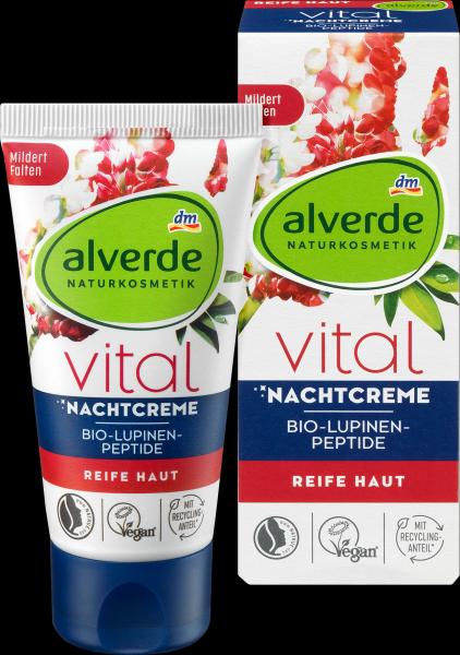 Image du produit dm alverde Crème de nuit Vital Peptides de lupin bio (Crème de nuit)
