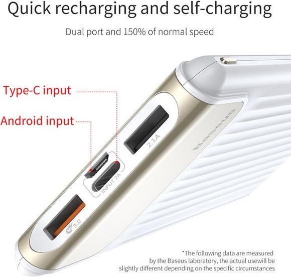 Image du produit Baseus Thin Digital (10000 mAh, 37 Wh)