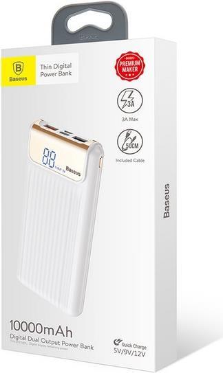 Image du produit Baseus Thin Digital (10000 mAh, 37 Wh)
