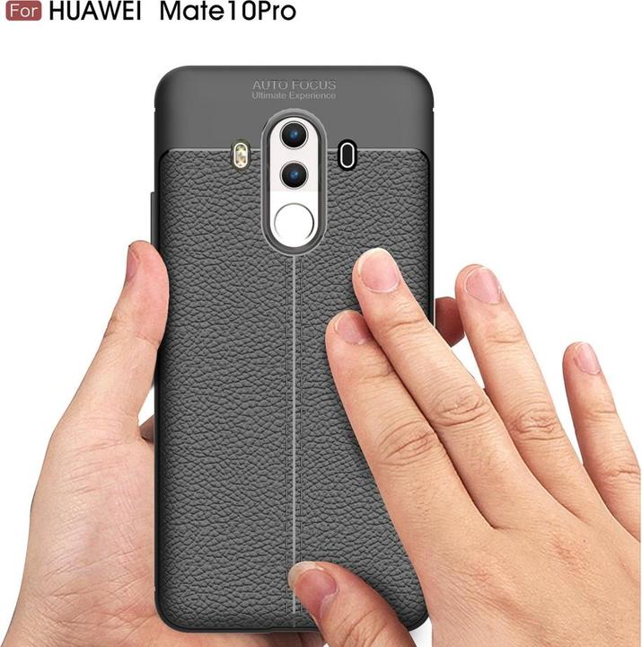 Produktbild Screenguard Huawei Mate 10 Pro Hülle Leather Design TPU Cover (Huawei Mate 10 Pro)