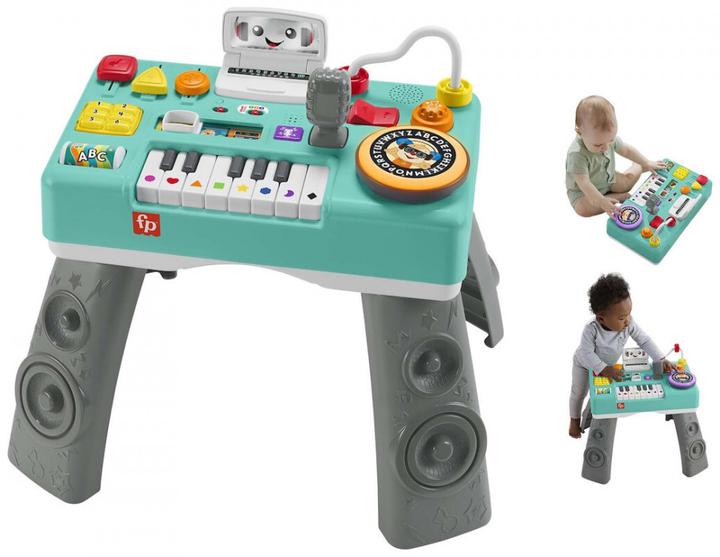 Actual product image Mattel Fisher Price Educational Music Table DJ for 6+ months HRB61