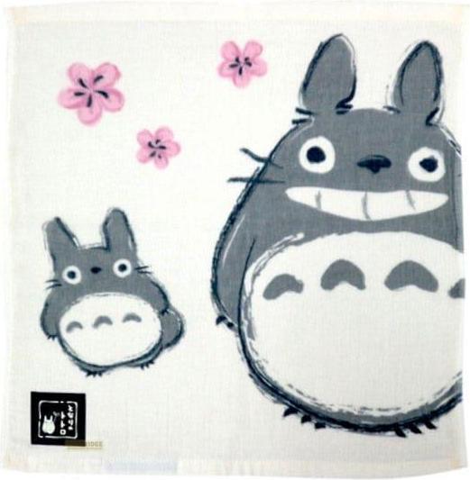 Actual product image MON VOISIN TOTORO - Totoro Sakura - Mini napkin Imabari 34x36cm (34 x 36 cm)