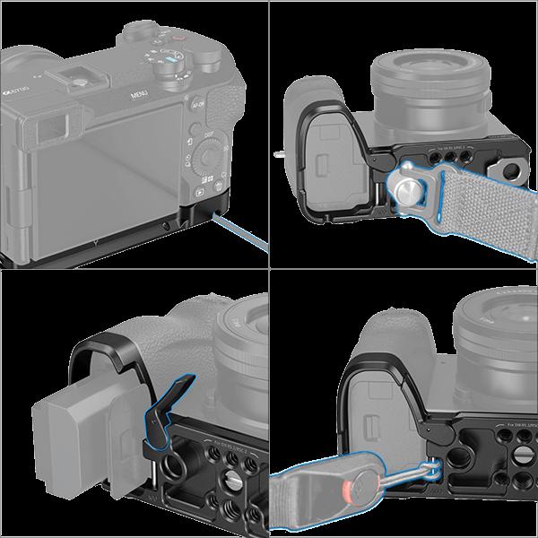 Actual product image SmallRig Baseplate Sony Alpha 6700 (Quick coupling plate)