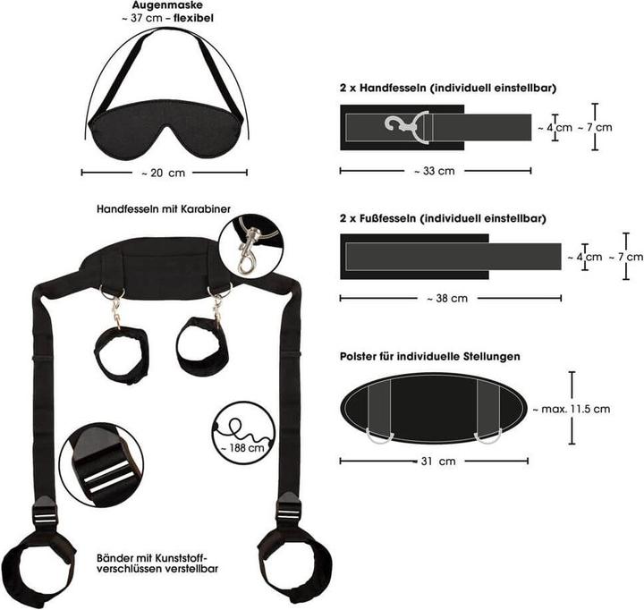Actual product image Bad Kitty Neck/hand/foot restraint