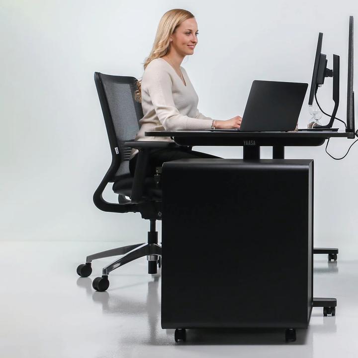 Actual product image Yaasa File Cabinet - Black