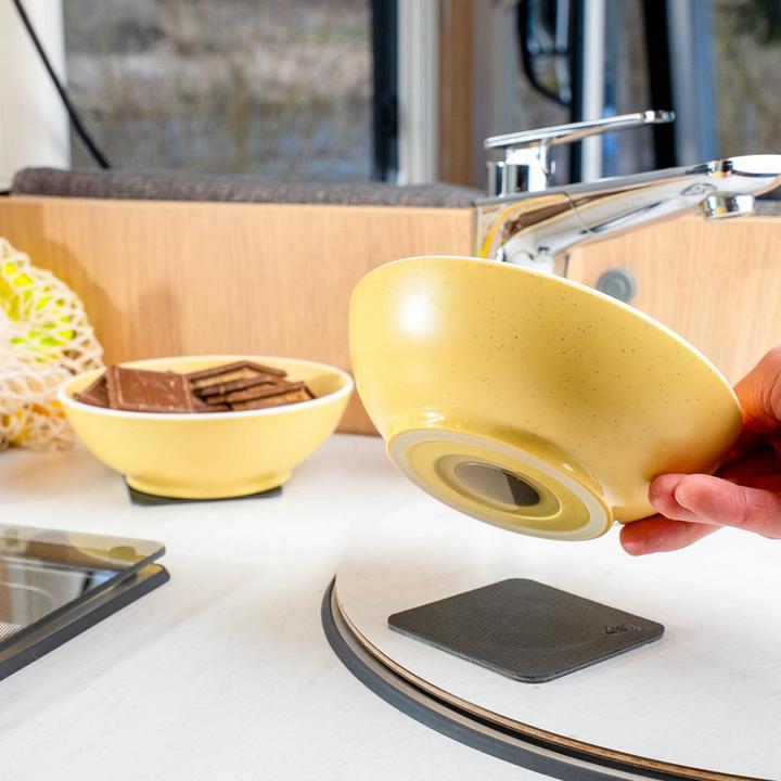 Actual product image Silwy Magnet-Kunststoff-Geschirrset Dolomit Yellow, Produkttyp