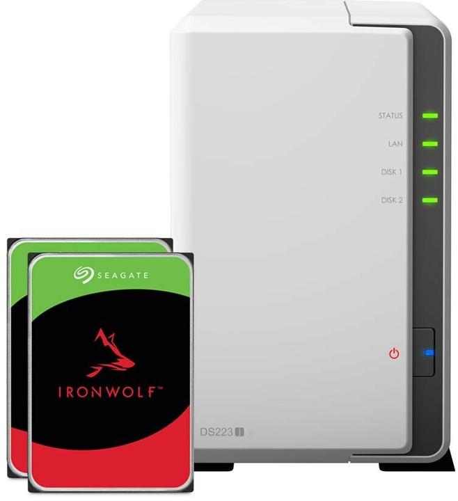 Synology DS223j (2 x 2 TB, Seagate Ironwolf)
